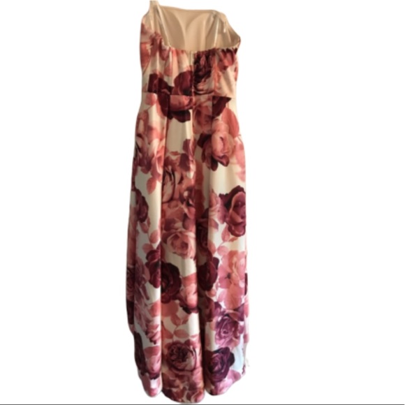 Speechless Strapless Floral Print Dress✨Size 3 - Picture 3 of 6